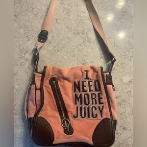 Y2K Juicy Couture messenger bag